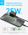 Anker 25W USB C Charger Block, Compact Foldable Type C Charger with PPS | Fast Charging for Galaxy S24/Z Fold/Z Flip/Tab, iPhone 17/16 Series,