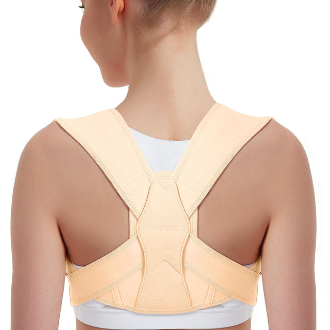 Posture Corrector for Women and Men, Adjustable Upper Back Brace for Clavicle Su
