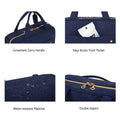 BAGSMART Toiletry Bag Travel Bag with Hanging Hook, Water-Resistant Makeup Cosmetic Bag Travel Organizer for Accessories, Shampoo, Full Sized