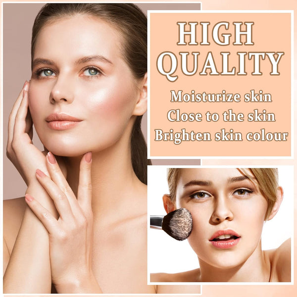 Flawless Airbrush Foundation High Coverage Foundation Smooth Creamy Matte Spray Foundation Makeup Kit for Mature Skin with Natural Nude Finish