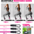 HOXWC Ankle Resistance Bands with Cuffs, Ankle Bands for Working Out, Ankle Resistance Band for Leg, Booty Workout Equipment for Kickbacks Hip
