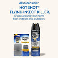 Hot Shot Flying Insect Trap, Discreet, Trap Attracts, Captures and Kills House Flies and Fruit Flies, 24/7 Continuous Attraction, No Plug-In or