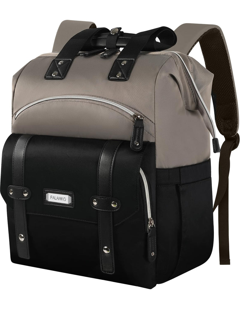 FALANKO Women Laptop Backpack, Doctor Nurse Teacher Work Adult Backpack for 15.6 Inch Laptop with RFID Anti-theft College Business Computer