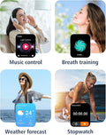 GRV Smart Watch for Ios and Android Phones (Answer/Make Calls), Watches for Men Women IP68 Waterproof Smartwatch Fitness Tracker Watch with Heart