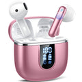 Wireless Earbuds, 2025 Bluetooth 5.4 Headphones in Ear Buds 3D Bass Stereo, 40H Ultralight Bluetooth Earbuds with 4 ENC Noise Cancelling Mic, IP7