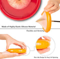 SOOPLEU Avocado Saver & Onion Storage, 4Pcs Silicone Fresh Produce Holder | Keep avocados fresh! 4Pcs silicone holder for tomato, lemons, garlic &