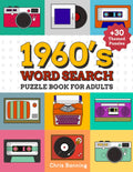 1960s Word Search Puzzle Book For Adults