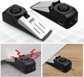EMDMAK Door Stop Alarm with 120DB Siren Door Stop for Home & Travel (Black) (Pack of 1)