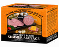 Hi Mountain HUNTER'S BLEND Summer Sausage Seasoning Kit | Complete sausage-making kit with seasoning, cure & 10 casings. Makes 30 lbs for beef,