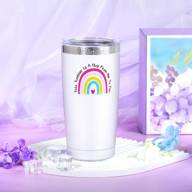 Get Well Soon Gifts for Women, Care Package for Women,Feel Better Gifts for Women 8Pcs Lavender Birthday Gift Baskets fo