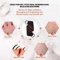 Evridwear Exfoliating Body Scrubber with Handles Back Washer Back Scrubber for Shower Bath Dry Skin Whole Body Deep Clean Men Women(Moderate) Red