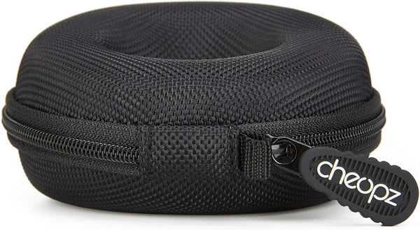Cheopz Travel Watch Case Single Storage Box for Wristwatches & Smart Watches up to 50Mm, Black