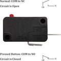 Microwave Oven Door Switch Replacement Part, 16A 125VAC, KW3AT-16 (Downward Compatible with KW3A-16), Normally Open - 2Pcs 2x Normally Open