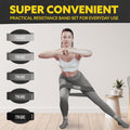 Tribe Lifting Fabric Resistance Bands for Working Out - 5 Exercise Bands Set for Legs and Glutes - Booty Bands for Women and Men - Thick Cloth