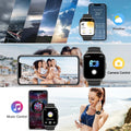 Smart Watch for Men Women Fitness: Make/Answer Call Smart Watches for Men Digital Mens watches Running Waterproof Smartwatch Android Phones iPhone