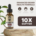 Crafted Beards Beard Oil Beard Oil Conditioner - Leave Your Beard Feeling Amazing - All Natural Ingredients - No Residue - Mustache Oil - 1Oz -