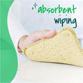 Scotch-Brite Dobie Scrub & Wipe Cloths, Sponge Cloths for Cleaning Kitchen, Bathroom, and Household, Dobie Scrub and Wipe Cloth Absorbs and