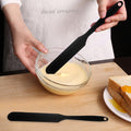 2 Pieces Long Handle Silicone Jar Spatula Non-Stick Rubber Scraper Silicone Scraper for Jars, Smoothies, Blenders Cooking Baking Stirring Mixing