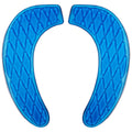 Gel Toilet Seat Cushion Portable and Washable Toilet Seat Cover Universal with Self-Adesive Design(Blue)