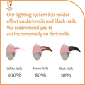 Pawsibility - Reinvented Pet Nail Clippers for Your Pal - USB Rechargeable LED Light for Bloodline | Razor Sharp and Durable Blade | Vets