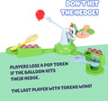 Bluey Keepy Uppy Game. Help, Bingo, and Chilli Keep the Motorized Balloon in the Air with the Character Paddles for 2-3 Players. Ages 4+
