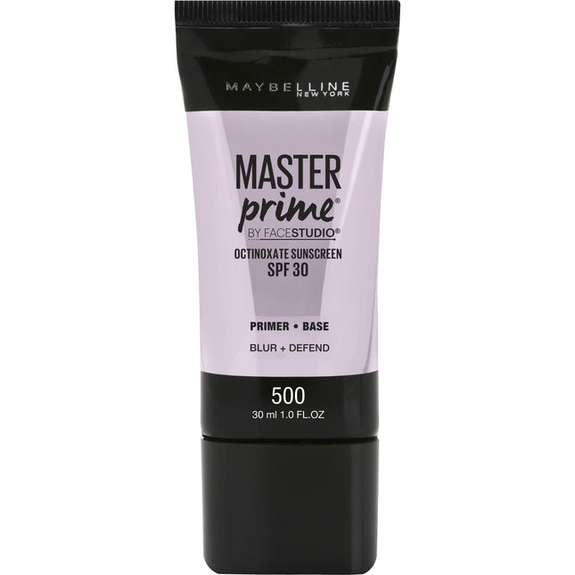 Maybelline New York Facestudio Master Prime Primer Makeup, Blur+ Defend, 1 Fl. O