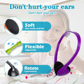 Classroom Kids Headphones Bulk 18 Pack for School Students Children Teen Boys Girls, Whole Bulk Headphones for Classroom Earphones 3.5mm Jack
