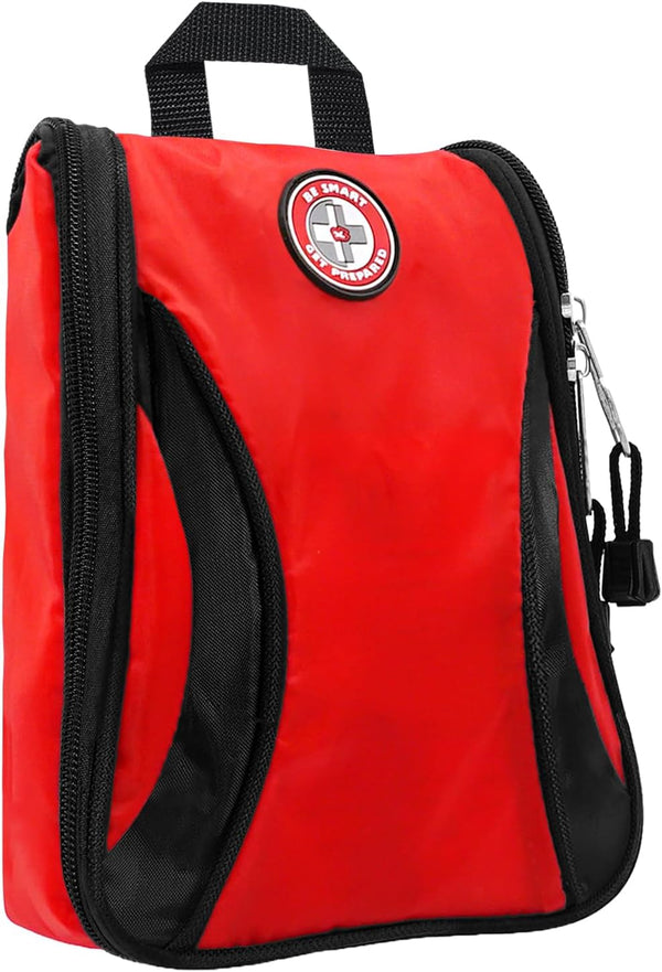 Be Smart Get Prepared 330 Piece First Aid Kit, All-Purpose: Clean, Treat, Protect Minor Cuts, Scrapes, Home, Office, Car, School, Travel,