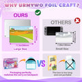 URMYWO Fun Foil Art Craft Supplies Kits, Princess Arts and Crafts for Kids Ages 4-8, No Mess DIY Creative Activity Sticker & Coloring Books,