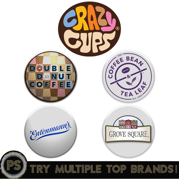 Crazy Cups Cappuccino & Hot Chocolate Variety Pack, Including Flavored Hot Chocolate & Cappuccino Coffee for Keurig K Cup Machines, Coffee Gift