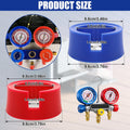 HVAC Gauge Boots 49190 Cover for Yellow Jacket JB 3-1/8" HVAC Gauges, AC Gauge Protector Boots 4910 Refrigerant Gauges Manifold Protective Covers