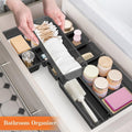 SpaceHacks 25 PCS Plastic Drawer Organizer Set, 4-Size Versatile Organizer Tool Trays & storage Bins for Makeup, Jewelry, and Gadgets in Bathroom,