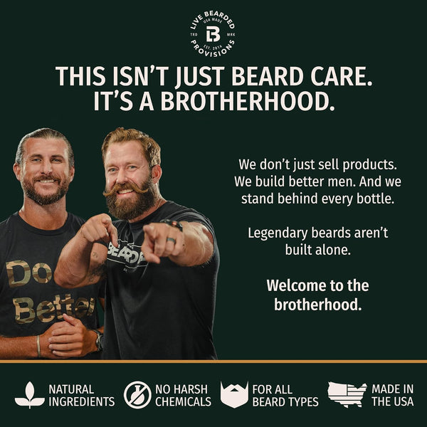 Live Bearded® Beard Oil, 1880, Bourbon, Bitters, Citrus, 1 fl oz 1880 - Bourbon, Bitters, Citrus