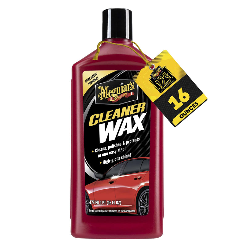 Meguiar’s Cleaner Wax, Liquid Car Wax For Diy Drivers & Detailers—Cleans, Polishes And Protects; Use On Exterior Paint And Clear Coat Surfaces On