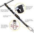 Ayaport Motorcycle Tie Down Straps 1.1” x 7’ (with Swivel Carabiner Hooks) Cam Buckle Tie Downs, Handlebar Strap for Dirt Bike, Motor Bike, Kayak,