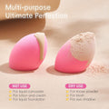 GWT Makeup Sponge Set, 6 Pcs Latex-Free Beauty Blender Sponges for Foundation, Liquid & Cream, Ultra-Soft Wonder Sponges, Multi-Angle Blending,