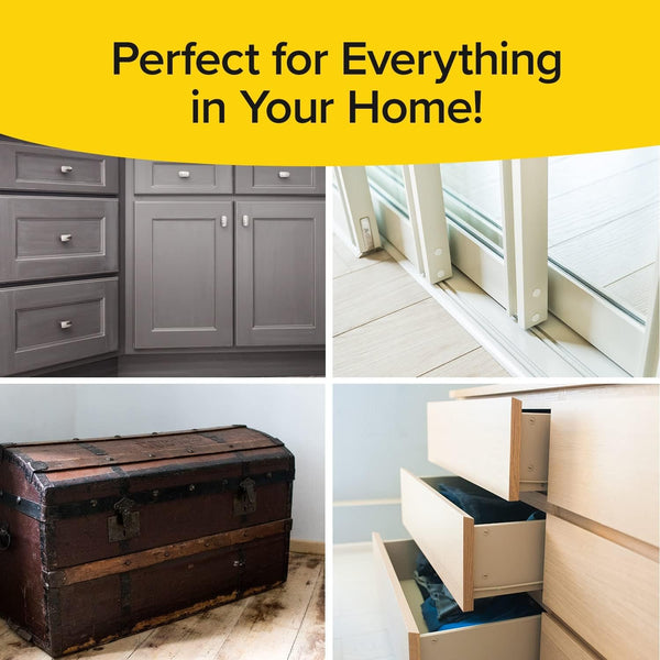 RUBY Monkey Magnets AS-SEEN-ON-TV, Cabinet and Drawer Magnet Sets, Fast and Easy Installation, Just Peel & Stick, Slim Design Fits Virtually