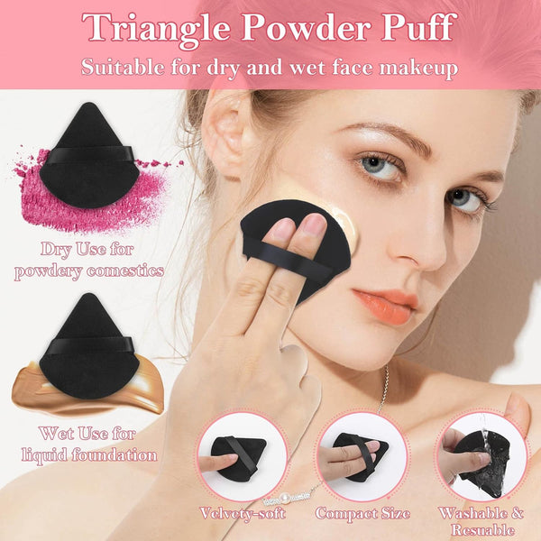 Disposable Applicators Kit with Makeup Puff, Mixing Palette, Artist Supplies, Accessories, Mascara Wands, Lip Brushes, Hair Clips, Powder Puffs