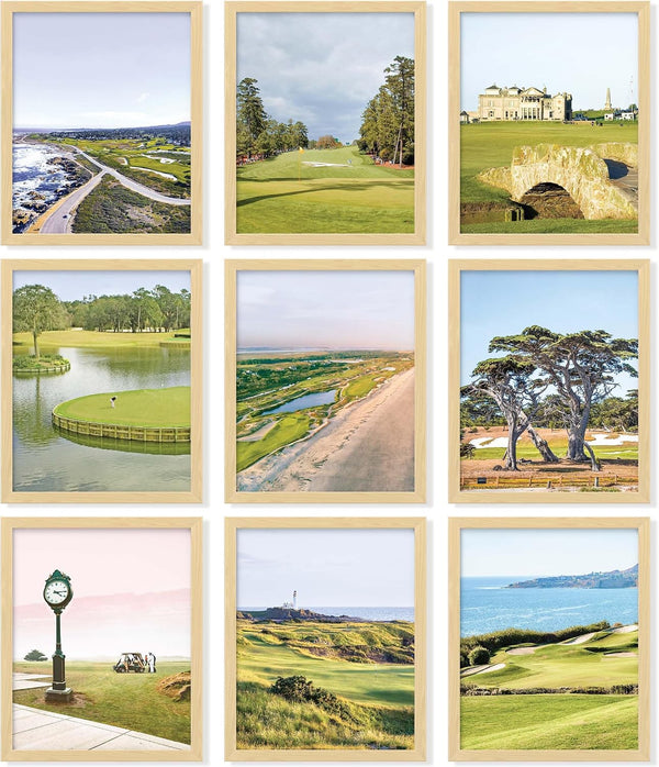 97 Decor Masters Golf Wall Art - Golf Posters, Sawgrass Golfs Art Pictures, Augusta National Golfs Course Prints for Home Bedroom Decoration (8x10