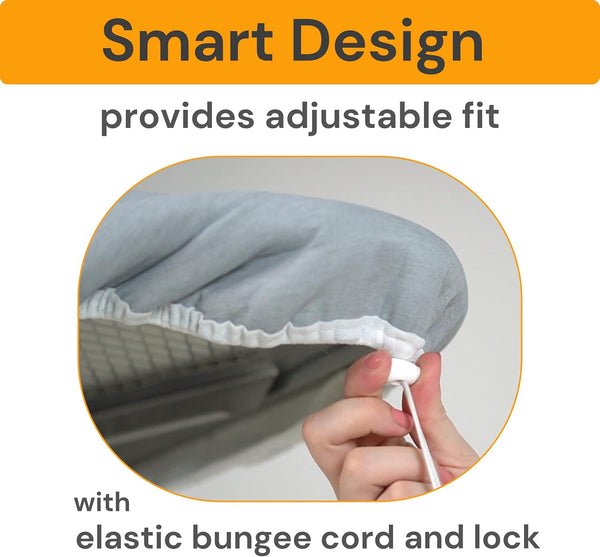 SAVUK Ironing Board Cover and Pad Standard Size Silicone Coated 4 Layers 15x54 inch Extra Heavy Duty Thick Padding, Heat Reflective, Non Stick