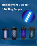 Shootingstar 2G11 18W Bug Zapper Replacement Bulb, H-Shaped 18W Light Bulb for Indoor Outdoor Mosquito Zapper, Dimensions: 8.9 X 1.70 X 0.9 In