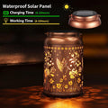 Solar Lanterns Outdoor Waterproof Hummingbird Garden Decor Gifts for Women Mom Grandma Hanging Solar Lights Metal Solar Decoration outside for