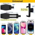 Magnetic Phone Holder,Heavy Duty Phone Mount for Truck/Tractor/Forklift/Boat/Motor Vehicles,Fit 3.5~7.5" Iphone/Nexus/Smartphone,360ÃÂ°Adjustable