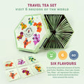 ACORUS Travel Tea Set | Round-The-World Trip of Your Dreams with Selection of Teas You Have Never Tasted Before | Assorted Tea Gift Set | Herbal