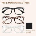 Gaoye Stylish Eyewear Frame Accessories - Blue Light Glasses for Woman - Computer Glasses for Blue Light Blocking A1 Matte