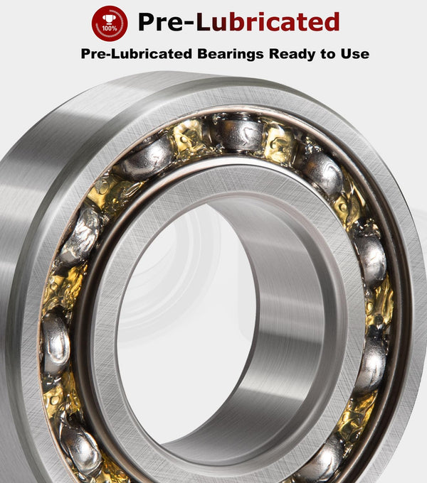 6PCS Wheel Bearings Kit & Front Wheel Shaft Seal for Can-Am Defender/Commander/Maverick/Outlander/Renegade Replaces # 293350040, 705400088,