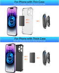 【2-Pack】 Magnetic Phone Holder for Car【Strong Magnets】 Carmount 2.0 Magnetic Phone Mount for Car【360°Rotation】 Car Mount for Cell Phone Holders
