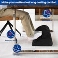 Foot Rest for under Desk at Work,Office Desk Accessories with Soft Foam and Washable Removable Cover, Foot Stool for Office, Car, Home to Foot