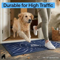 GORILLA GRIP 100% Waterproof All-Season WeatherMAX Doormat US Designed Natural Rubber, Stain and Fade Resistant, Low Profile Indoor Outdoor Door