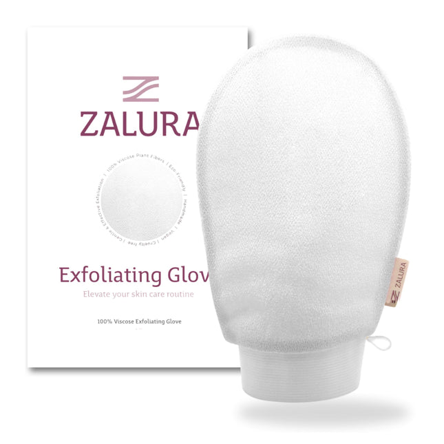 Exfoliating Glove - Skin Exfoliating Body Scrubber for Shower & Bath - 100% Visc